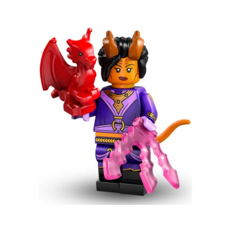 MINIFIGURES DONGONS ET DRAGONS LEGO 71047 La sorcière Tiefling