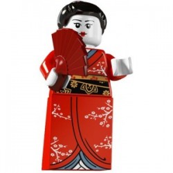 LEGO Minifiguren Serie 4 8804 Mädchen im Kimono