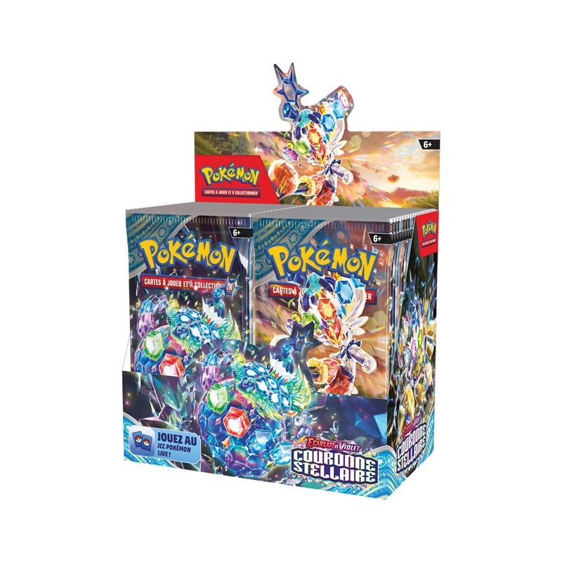 Pokémon Display mit 36 Boostern SV07 Stellarkrone (französisch)
