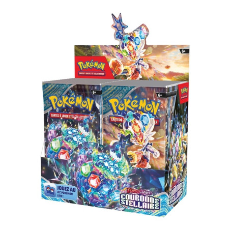 Pokémon Display mit 36 Boostern SV07 Stellarkrone (französisch)