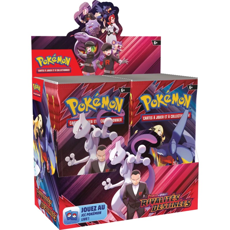 Pokémon boîte de 36 Boosters SV10 Rivalitée Déstinées