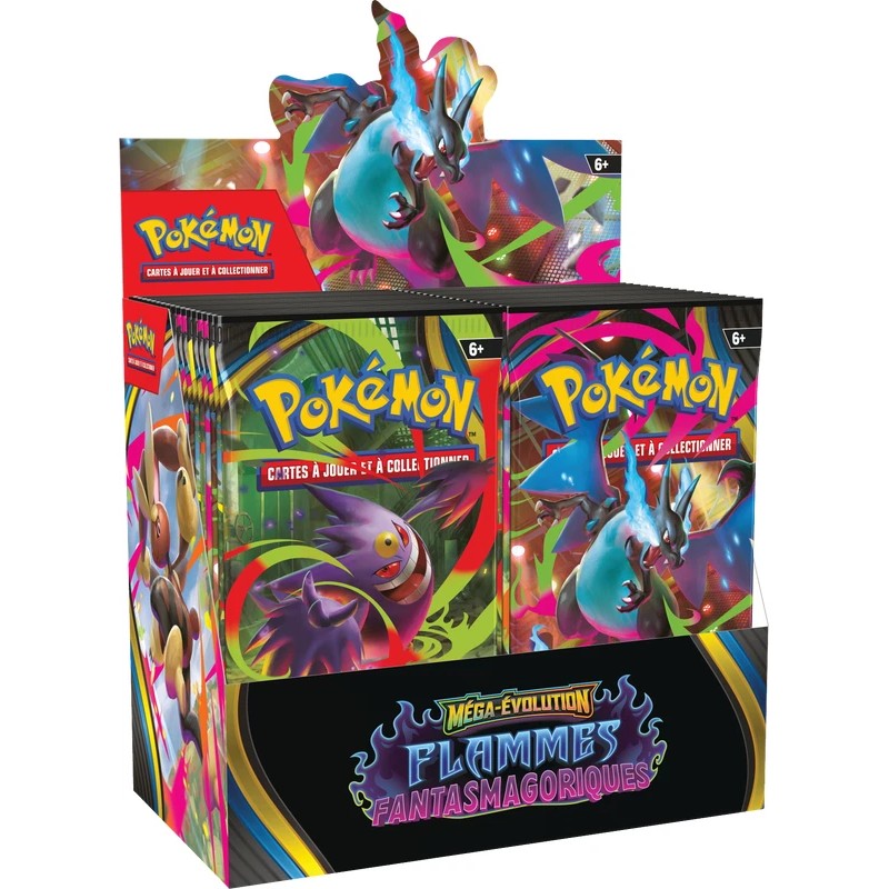 Pokémon boîte de 36 Boosters ME02 Flammes Fantasmagoriques