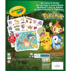 Mal- und Stickerbuch Pokémon
