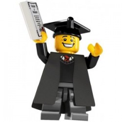 LEGO Minifigures Série 5 8805 Etudiant diplômé