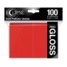Eclipse Gloss Red Deck Protector Sleeves Standard (100)