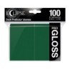 Eclipse Gloss Green Deck Protector Sleeves Standard (100)