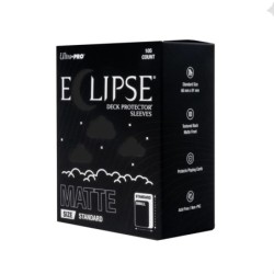 ECLIPSE Matte Black Deck Protector Sleeves Standard (105)