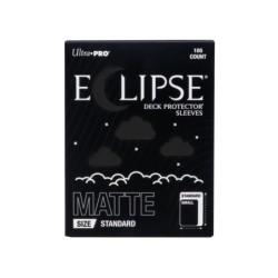 ECLIPSE Matte Black Deck Protector Sleeves Standard (105)