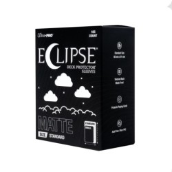 ECLIPSE Matte White Deck Protector Sleeves Standard (105)