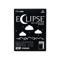 ECLIPSE Matte White Deck Protector Sleeves Standard (105)