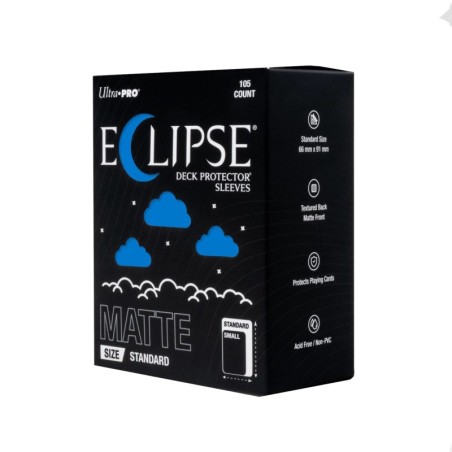 ECLIPSE Matte Bue Deck Protector Sleeves Standard (105)
