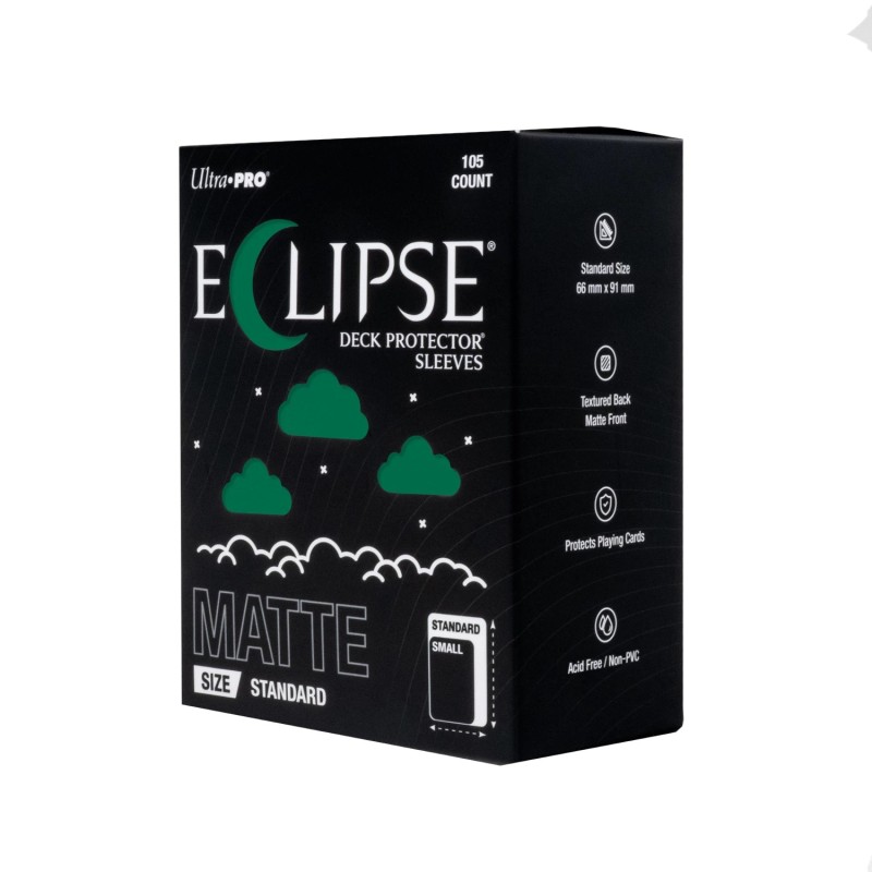 ECLIPSE Matte Green Deck Protector Sleeves Standard (105)