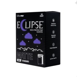 ECLIPSE Matte Purple Deck Protector Sleeves Standard (105)