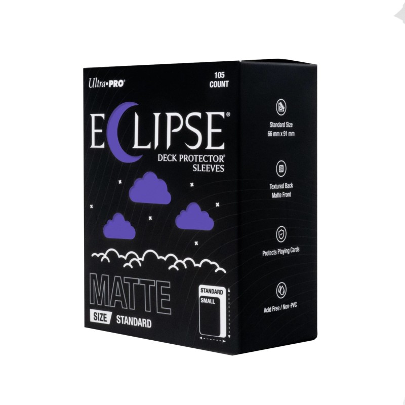 ECLIPSE Matte Purple Deck Protector Sleeves Standard (105)