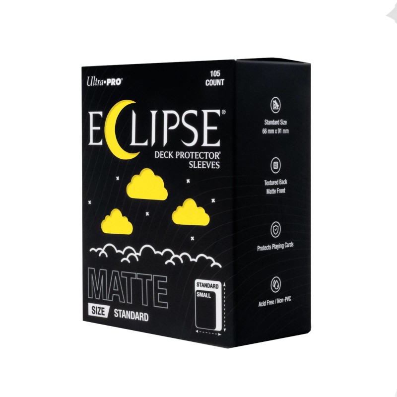 ECLIPSE Matte Yellow Deck Protector Sleeves Standard (105)