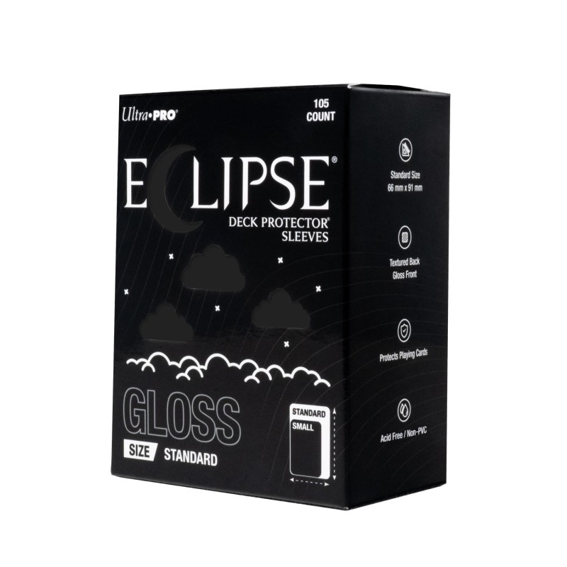 ECLIPSE Gloss Black Deck Protector Sleeves Standard (105)