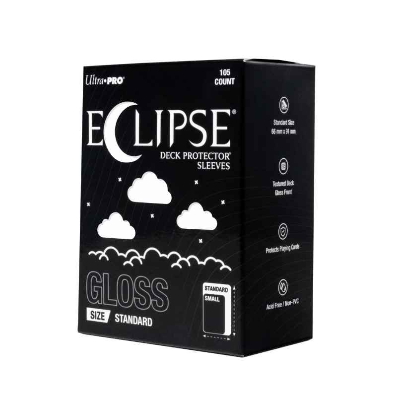ECLIPSE Gloss White Deck Protector Sleeves Standard (105)