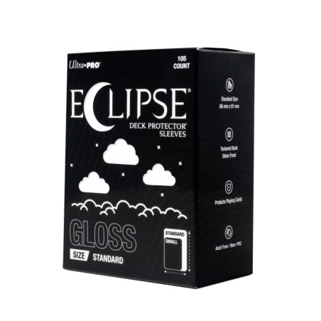 ECLIPSE Gloss White Deck Protector Sleeves Standard (105)
