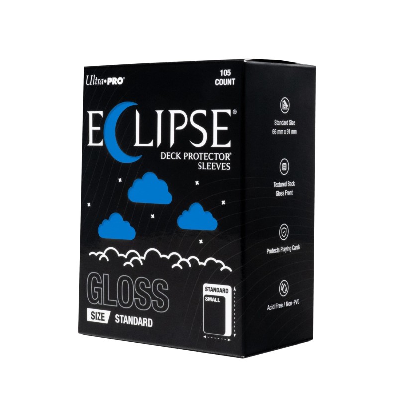 ECLIPSE Gloss Blue Deck Protector Sleeves Standard (105)