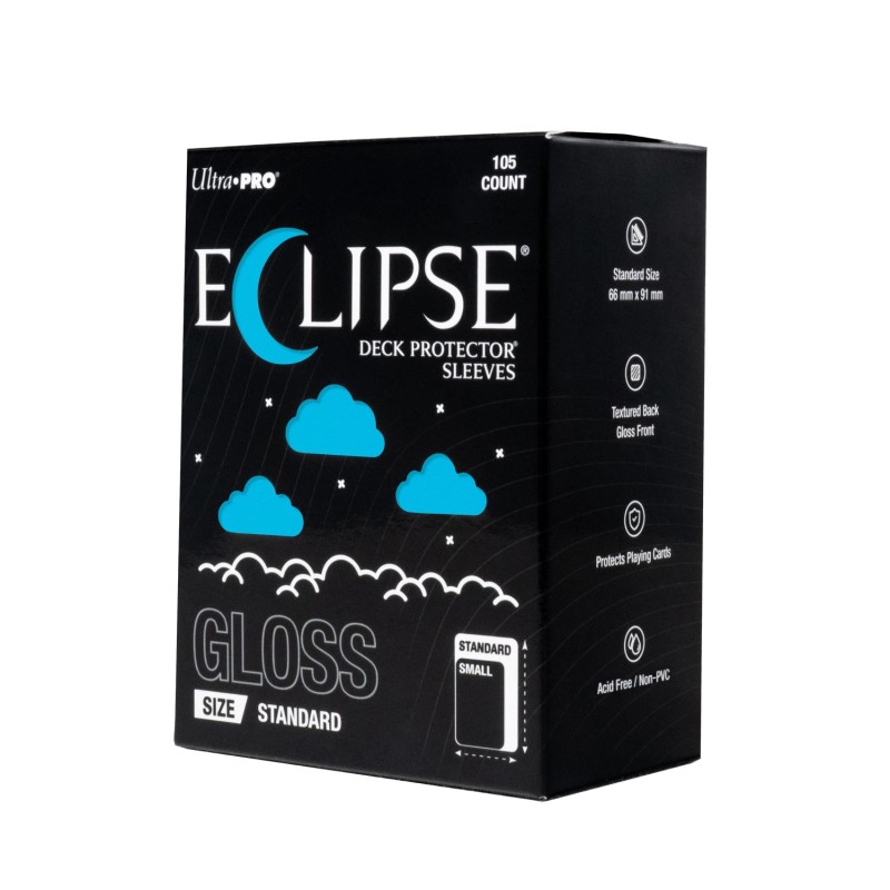 ECLIPSE Gloss Sky Blue Deck Protector Sleeves Standard (105)