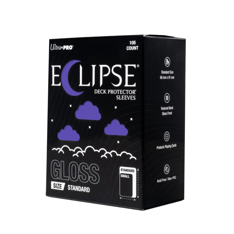 ECLIPSE Gloss Purple Deck Protector Sleeves Standard (105)