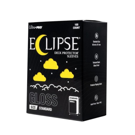 ECLIPSE Gloss Yellow Deck Protector Sleeves Standard (105)