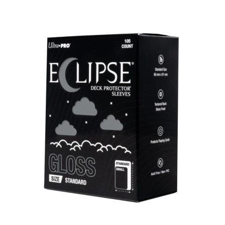 ECLIPSE Gloss Grey Deck Protector Sleeves Standard (105)