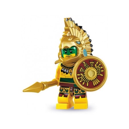 LEGO Minifigure Serie 7 8831 Guerriero azteco