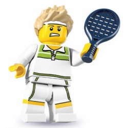 LEGO Minifigure Serie 7 8831 Campione di tennis
