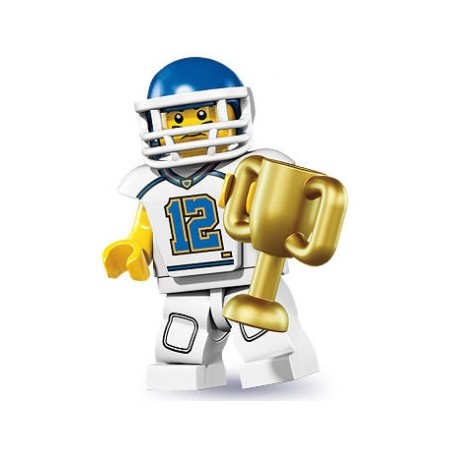 LEGO Minifiguren Serie 8 8833 American-Football-Spieler