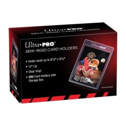 Semi-Rigid 1/2" Lip Card Holders mit Box (200)