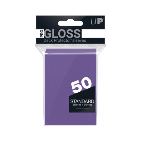 PRO-Gloss Purple Deck Protector Sleeves Standard (50)