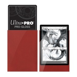 PRO-Gloss Red Deck Protector Sleeves Standard (100)