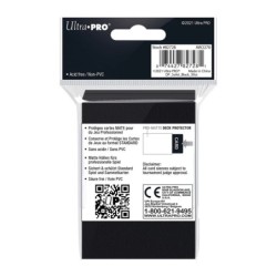PRO-Matte Black Deck Protector Sleeves Standard (50)