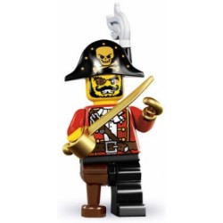 LEGO Minifiguren Serie 8 8833 Piratenkapitän