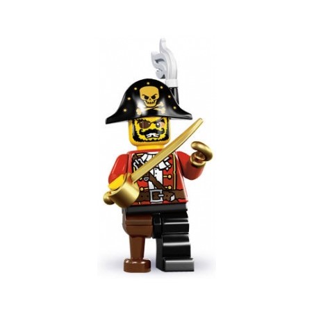 LEGO Minifiguren Serie 8 8833 Piratenkapitän