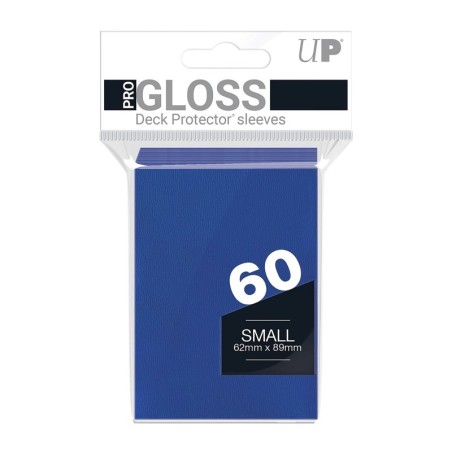 PRO-Gloss Blue Deck Protector Sleeves Small (60)