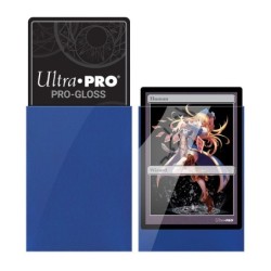 PRO-Gloss Blue Deck Protector Sleeves Small (60)