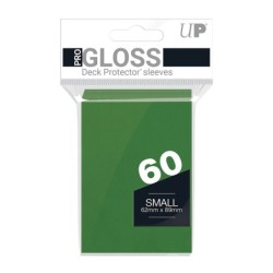 PRO-Gloss Green Deck Protector Sleeves Small (60)