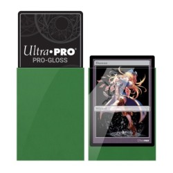 PRO-Gloss Green Deck Protector Sleeves Small (60)