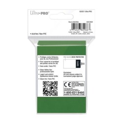 PRO-Gloss Green Deck Protector Sleeves Small (60)