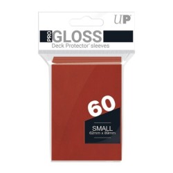 PRO-Gloss Red Deck Protector Sleeves Small (60)