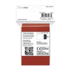 PRO-Gloss Red Deck Protector Sleeves Small (60)