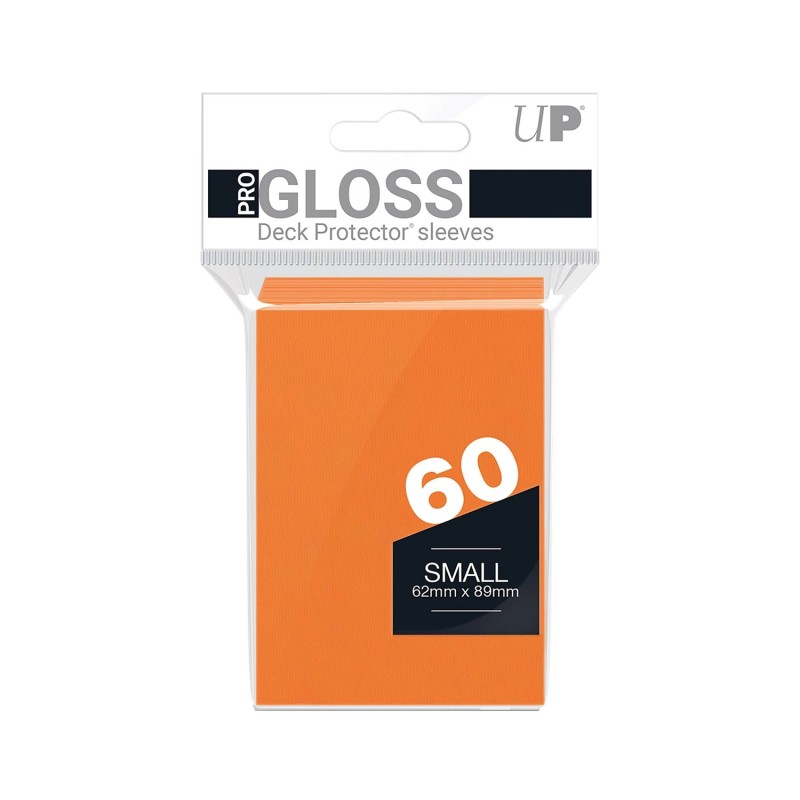 PRO-Gloss Orange Deck Protector Sleeves Small (60)