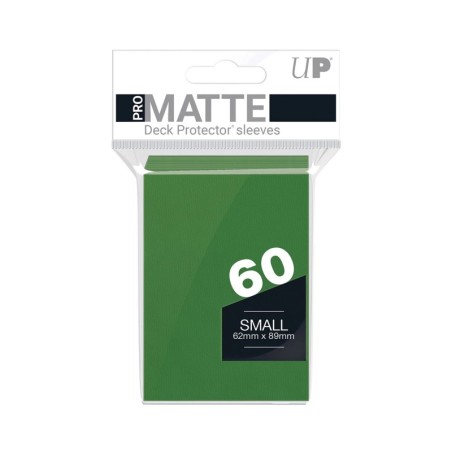 PRO-Matte Green Deck Protector Sleeves Small (60)