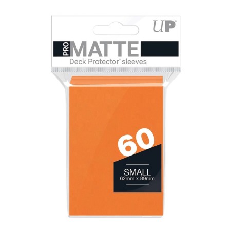 PRO-Matte Orange Deck Protector Sleeves Small (60)