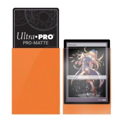 PRO-Matte Orange Deck Protector Sleeves Small (60)