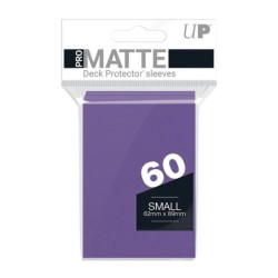 PRO-Matte Purple Deck Protector Sleeves Small (60)