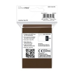 PRO-Matte Brown Deck Protector Sleeves Small (60)
