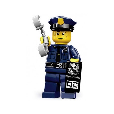 LEGO Minifigure Serie 9 71000 Poliziotto